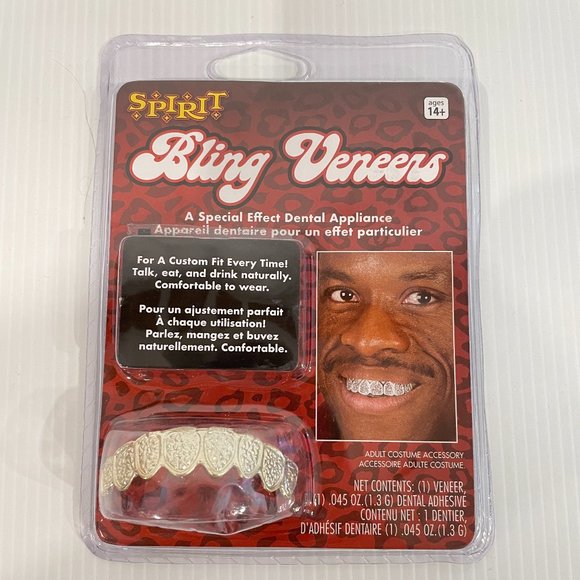 Spirit Halloween Bling Veneers Costume Prop - NEW - Picture 1 of 2